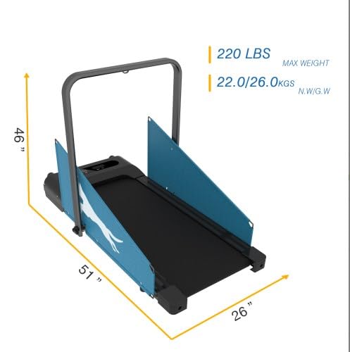 Dog Treadmill for Small Dogs,1.5HP Folding Dog Running Machine,Small Dog Treadmill, Dog Pacer Training Pad,220lbs
