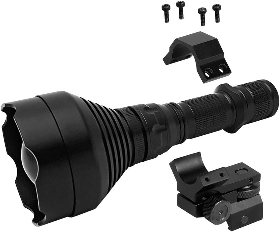 ATN IR850 Supernova Infrared Illuminator for hunting, law enforcement,Military use, includes IR Illuminator, Easy rail mounting system