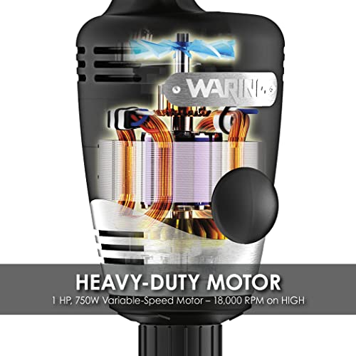 Waring Commercial Big Stix Heavy Duty Stick Immersion Hand Held Blender, 21" Removable Shaft, Submersible, 1 HP, 700 Watt, Variable Speed
