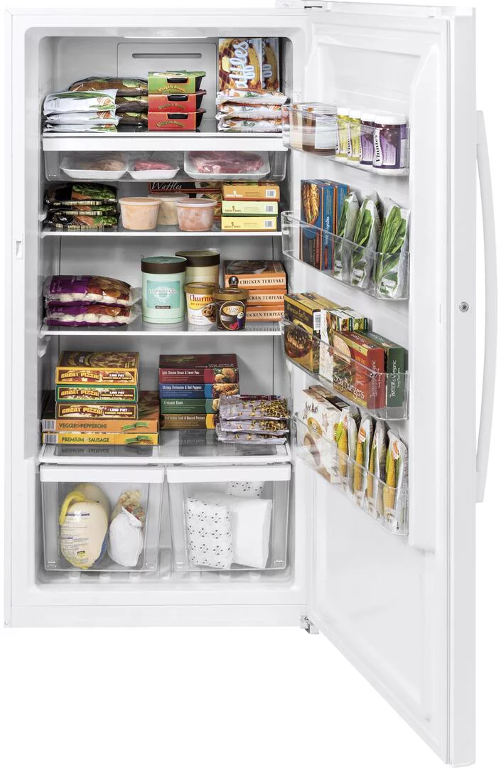 GE APPLIANCES FUF17DLRWW GE(R) 17.3 Cu. Ft. Frost-Free Upright Freezer
