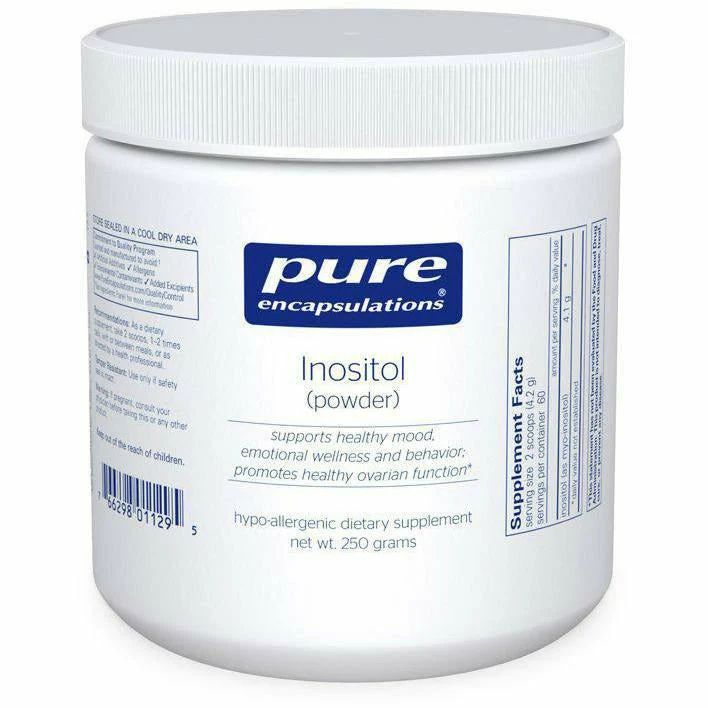 Inositol (powder) 250 gms by Pure Encapsulations - Kansas Nuitrition - HNZSDS