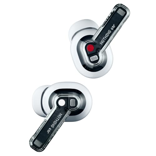 Nothing Ear Wireless Earbuds with ChatGPT Integration, Smart ANC, Hi-Res Audio with LDAC & LHDC, 11mm Dynamic Bass Boost, 40.5H Playtime
