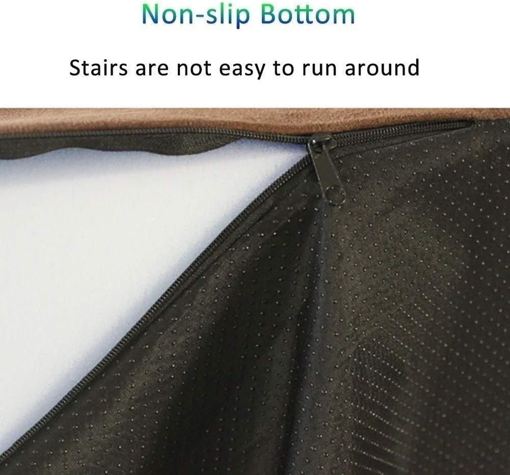 PET STEPS - Dog and Cats Stairs - Lightweight Durable Frame Supports up to 55kg - Non-Slip Feet Provide Added Security Pack of 2