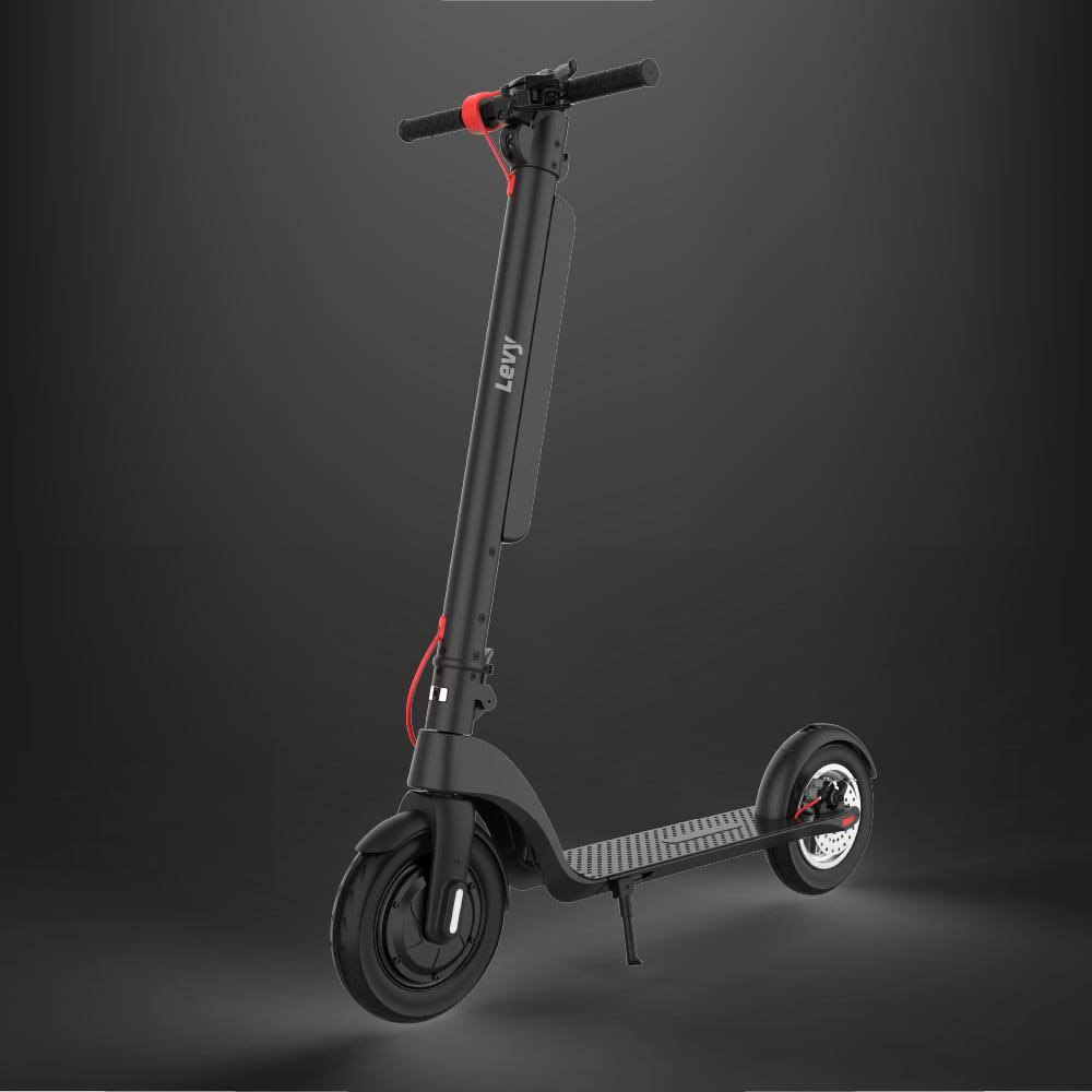 The Levy Plus Electric Scooter, Red