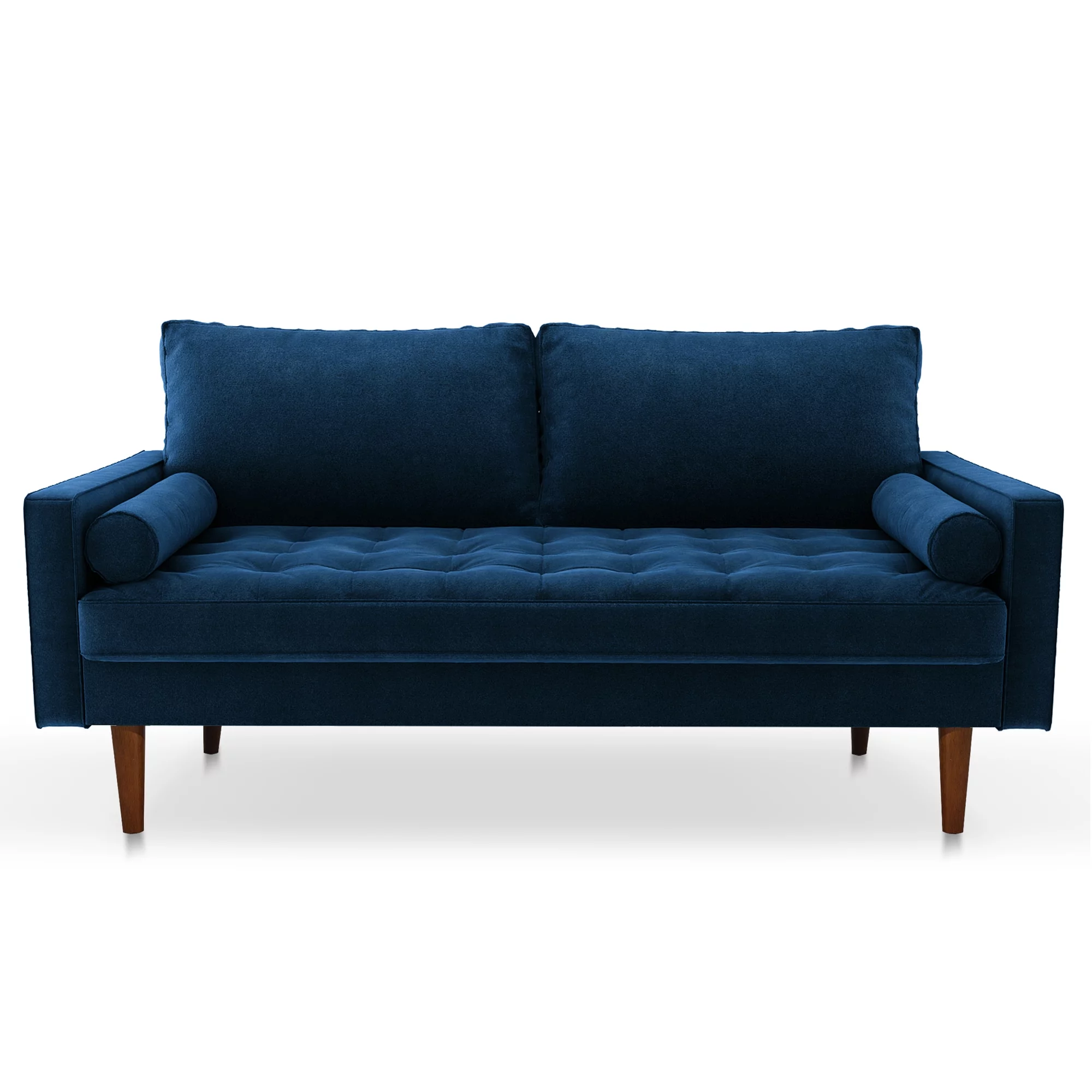 Koby Home Sleeper Sofa Sectional Couch 70" Sofas Couches for Living Room Space Blue