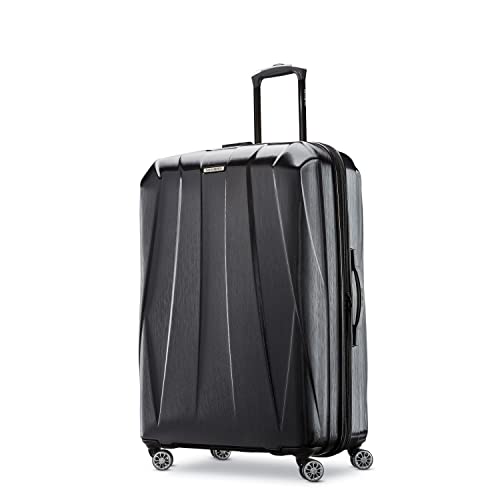 Samsonite Centric 2 Hardside Expandable Luggage with Spinner Wheels, Black, Carry-On 20-Inch