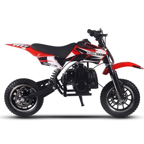 MotoTec DB-01 50cc 2-Stroke Kids Gas Dirt Bike Blue