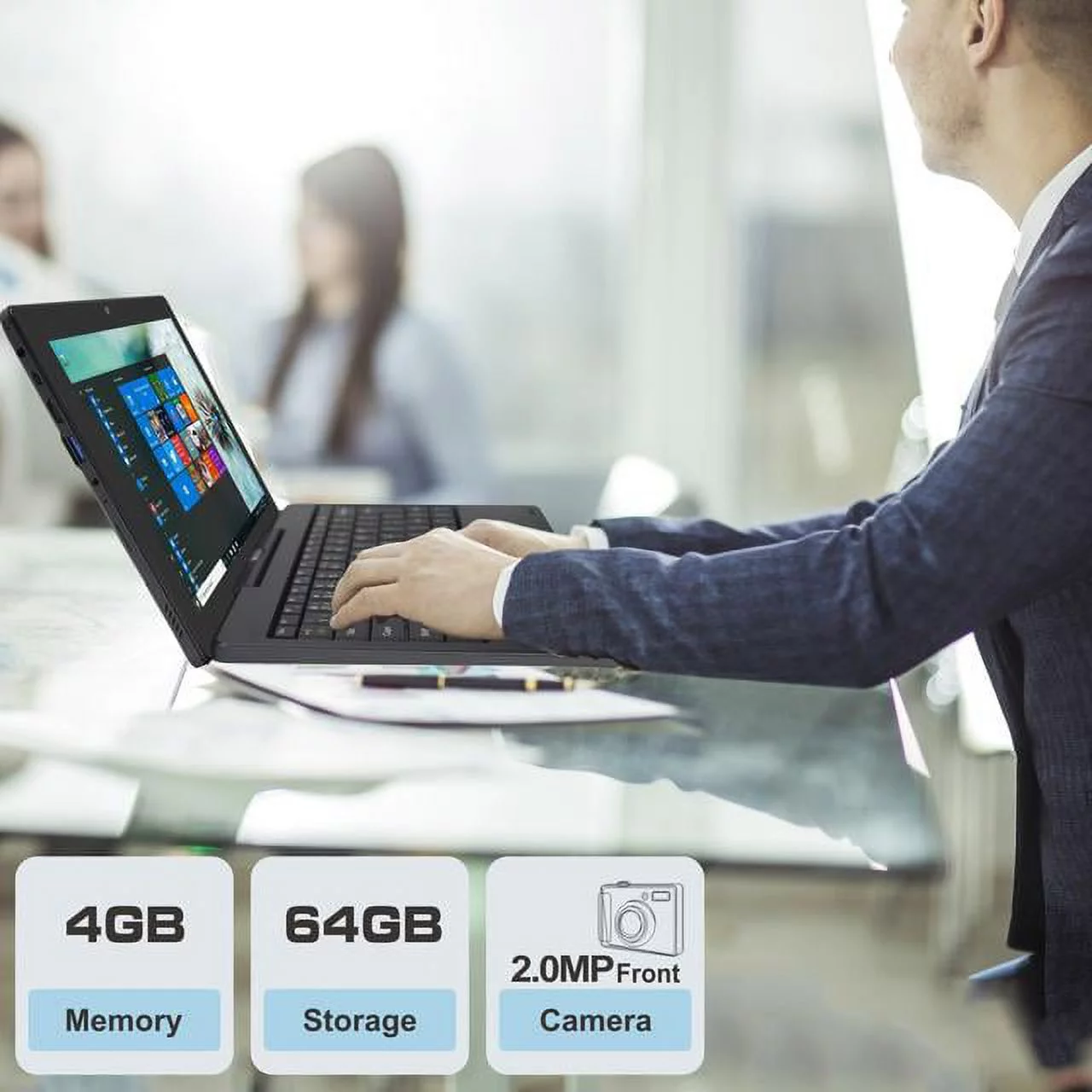 iView Magnus IV 4G LTE Compatible 10.1 In Touchscreen Laptop