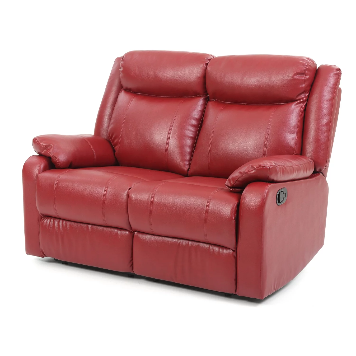 LYKE Home Double Reclining Love Seat , Red