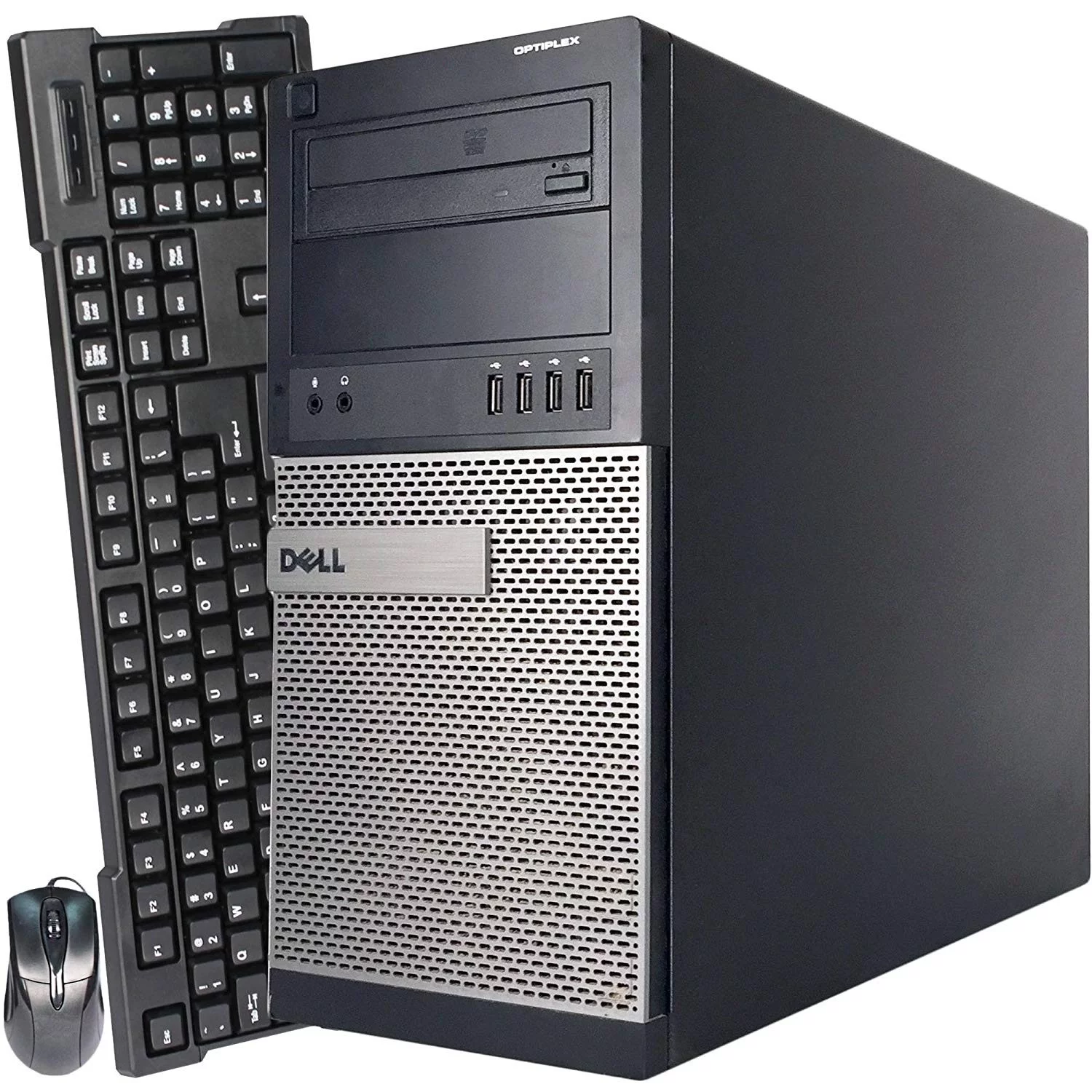 DELL Optiplex 790 Tower Computer PC, Intel Dual-Core i3, 1TB HDD, 16GB DDR3 RAM, Windows 10 Home, DVD, WIFI, USB Keyboard and Mouse (Used