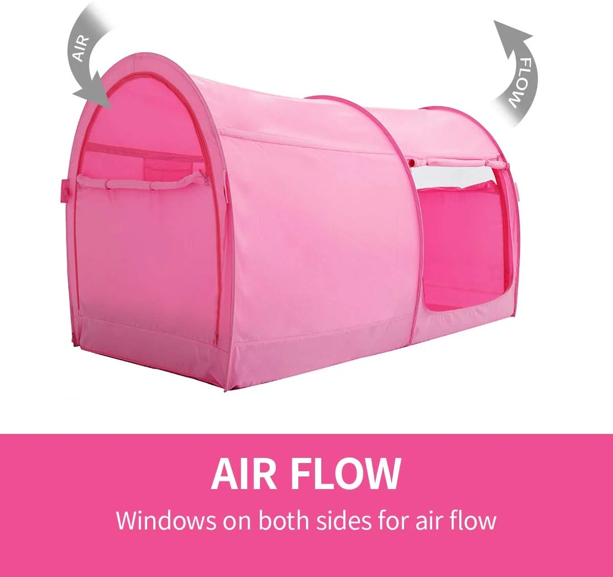 Pink Bed Tent, by Alvantor, Lightweight