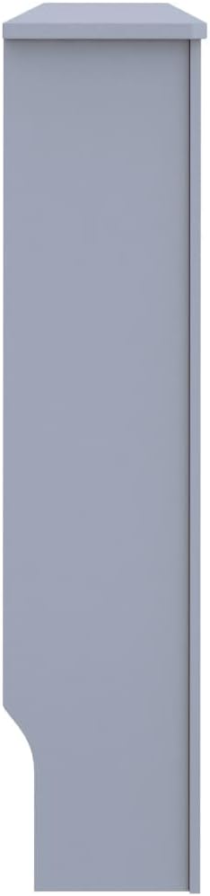 vidaXL Radiator Cover Heater Cover Cabinet Shelf Household Appliance Heating Accessories Home Improvement Funiture Wooden Cap Anthracite MDF
