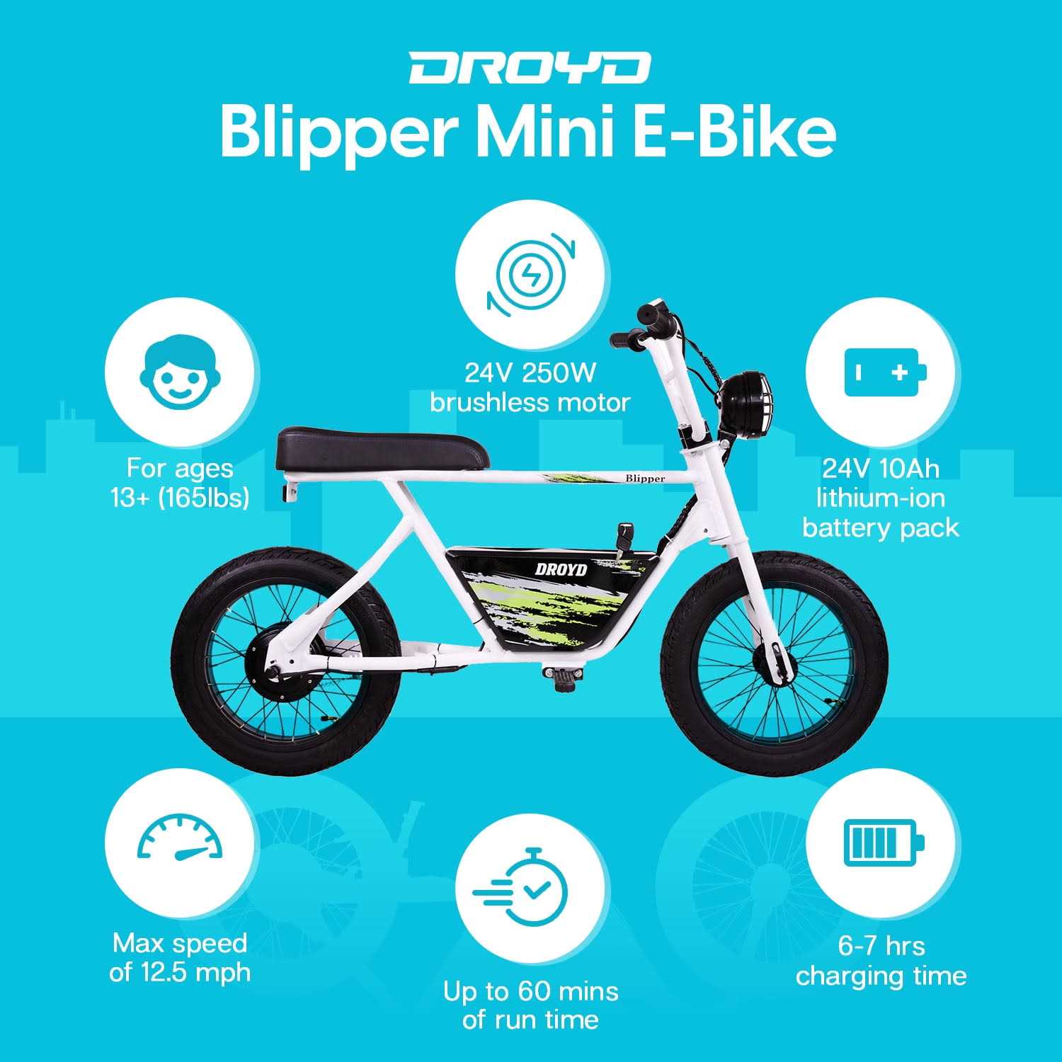 Droyd Blipper Mini E-Bike - Sports Supplies Online Store
