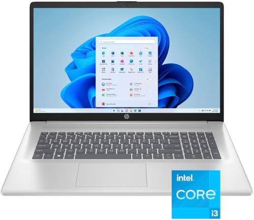 HP 17.3" FHD Essential Business Laptop, 32GB DDR4 RAM, 2TB PCIe SSD, Intel 12th Gen 6-Core i3 Processor (Up to 4.4GHz,Beat i5-1155G7), Bluetooth