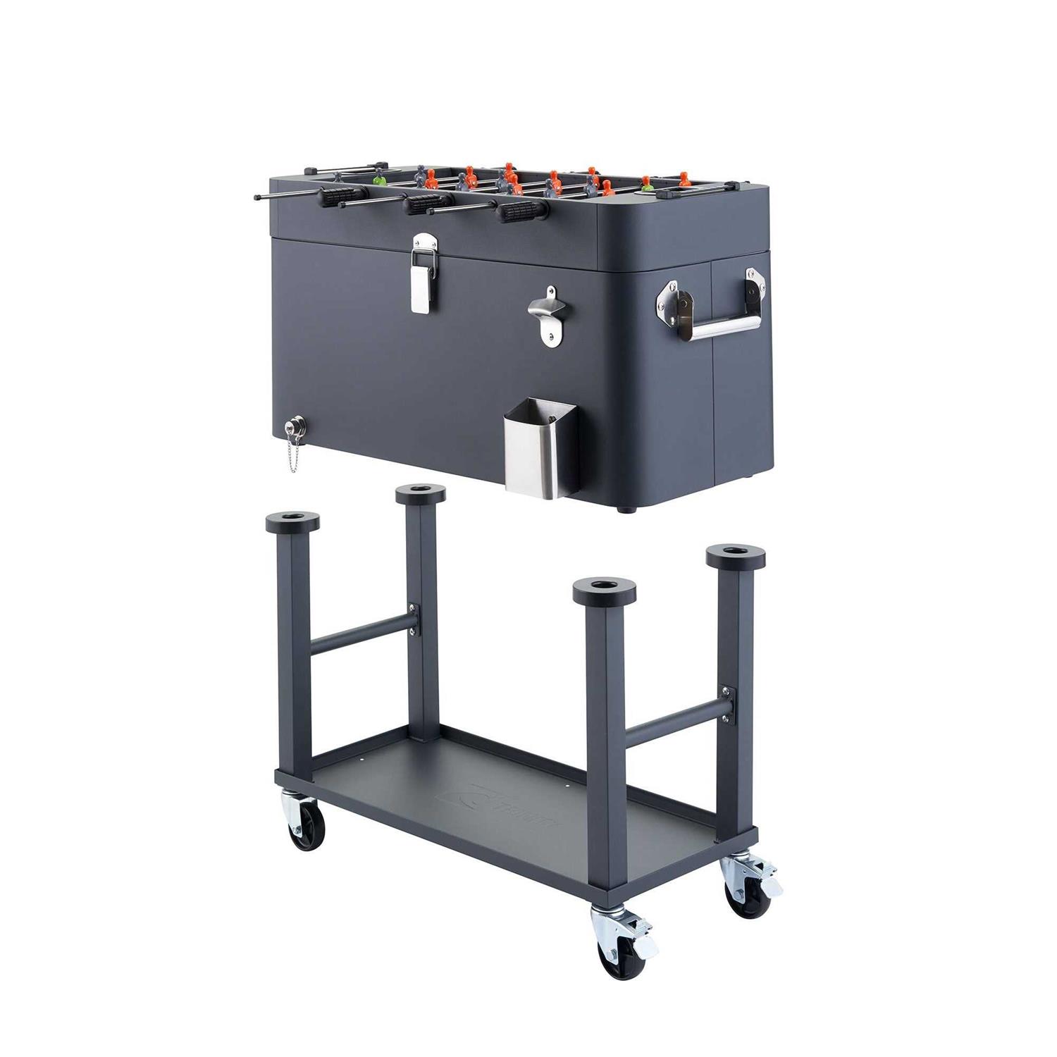 TRINITY 80 Quart Foosball Cooler Detachable Tub with Cover - Sports Supplies Online Store