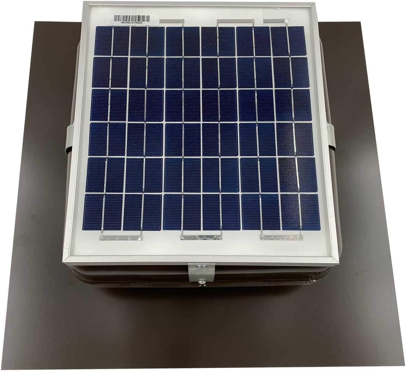 Solar Mega RoofBlaster Roof Vent/Fan Ventilation Solutions (Brown) | Solar Roof Vent | Solar Attic Vent | Solar Roof Attic Fan