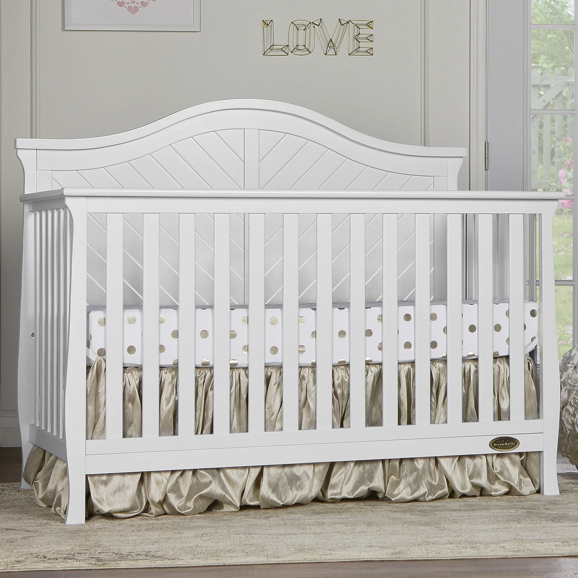 Dream on Me Kaylin 5-in-1 Convertible Crib