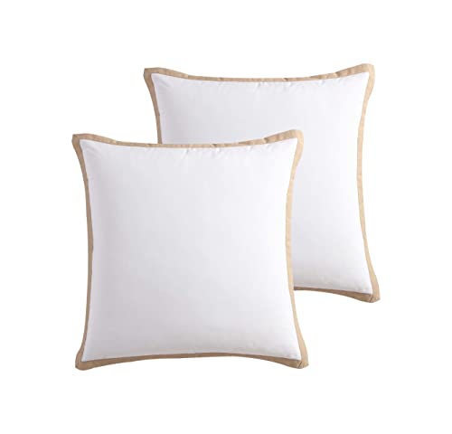 Riverbrook Home 100% Polyester Comforter Set, Queen, Hillcrest - Ivory/Gold, 9 Piece Set