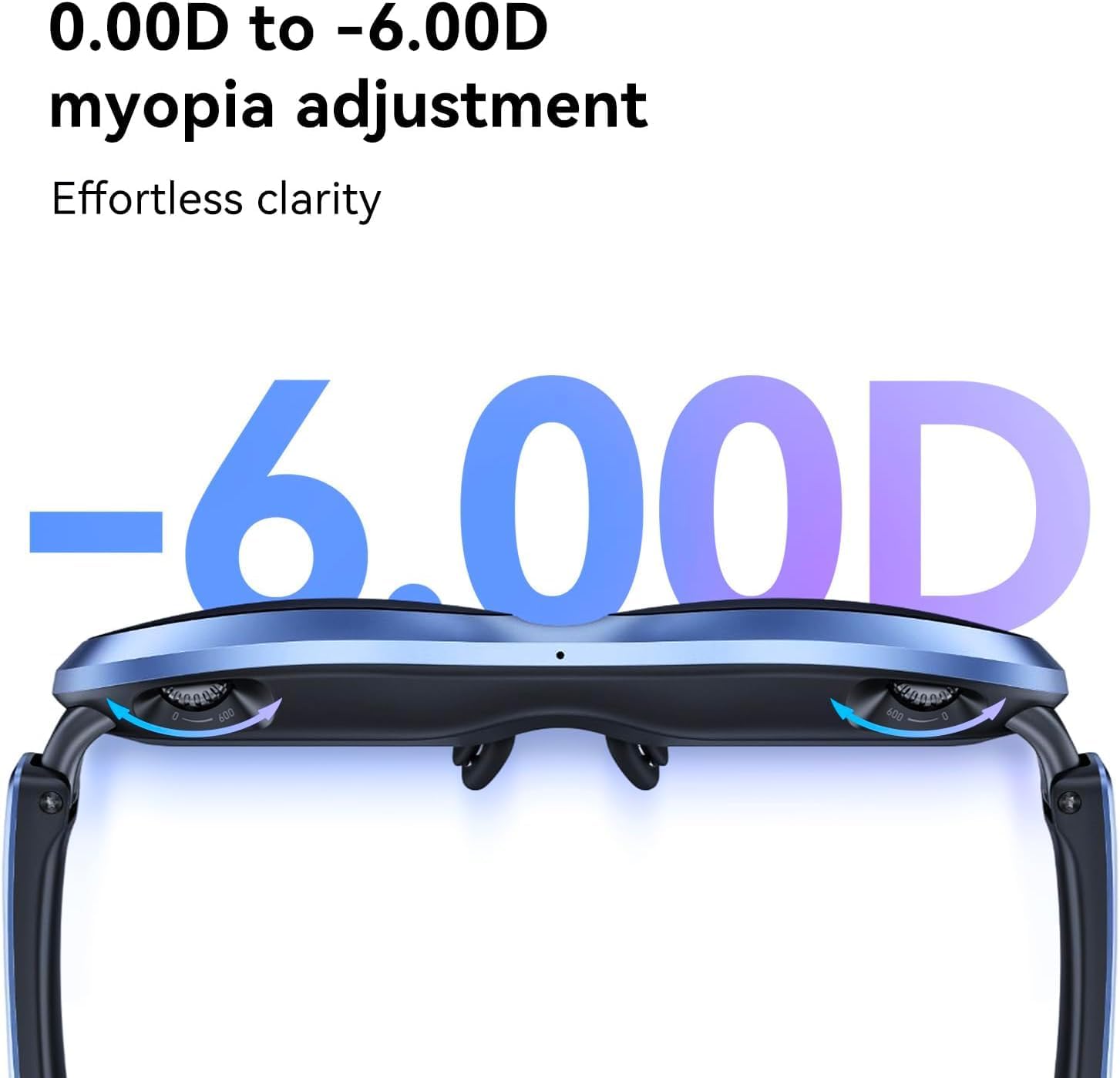 Rokid Max AR Glasses, Augmented Reality Glasses Wearable Headsets Smart Glasses for Video Display, Myopia Friendly Portable Massive 1080P Screen