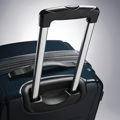 Samsonite Winfield 2 Hardside Expandable Luggage with Spinner Wheels, Brushed Anthracite, Checked-Large 28-Inch