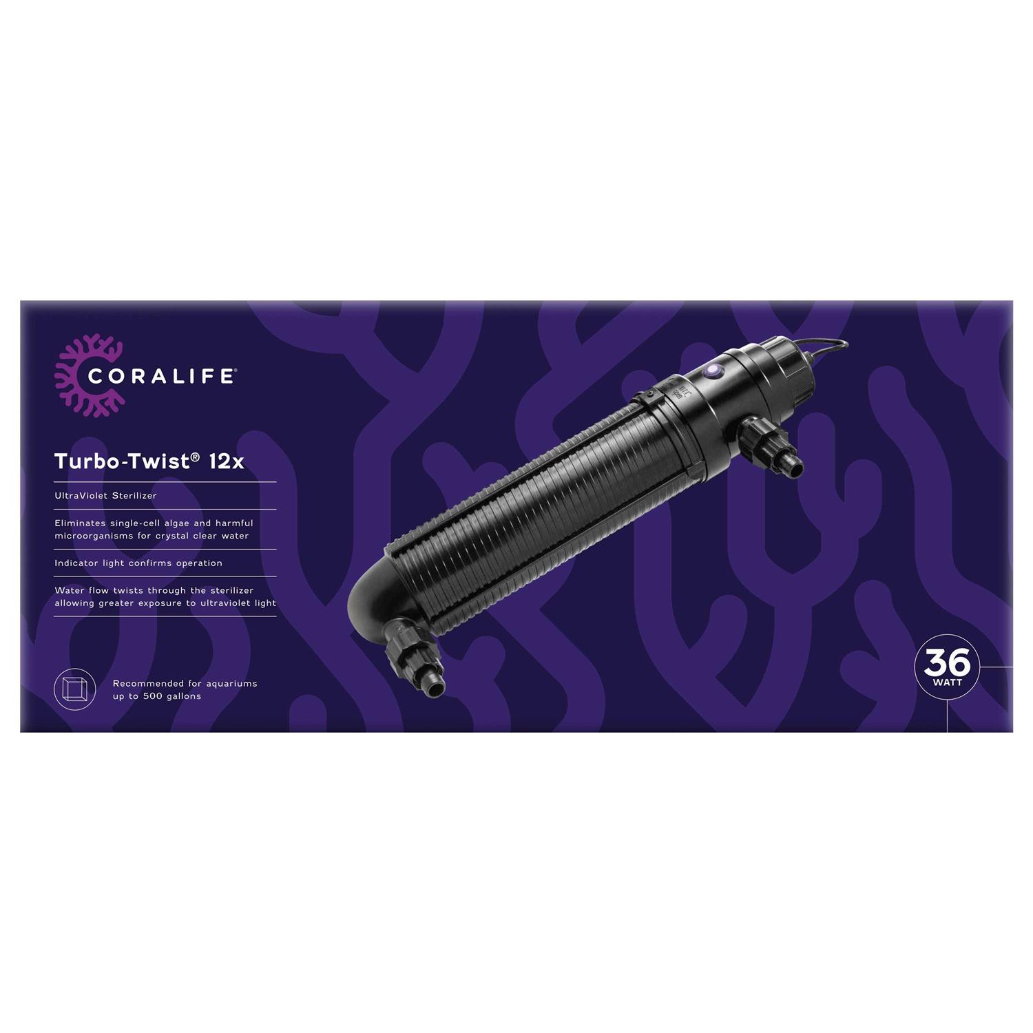 Coralife Turbo-Twist UV Sterilizer 12X - Pet Supplies online store