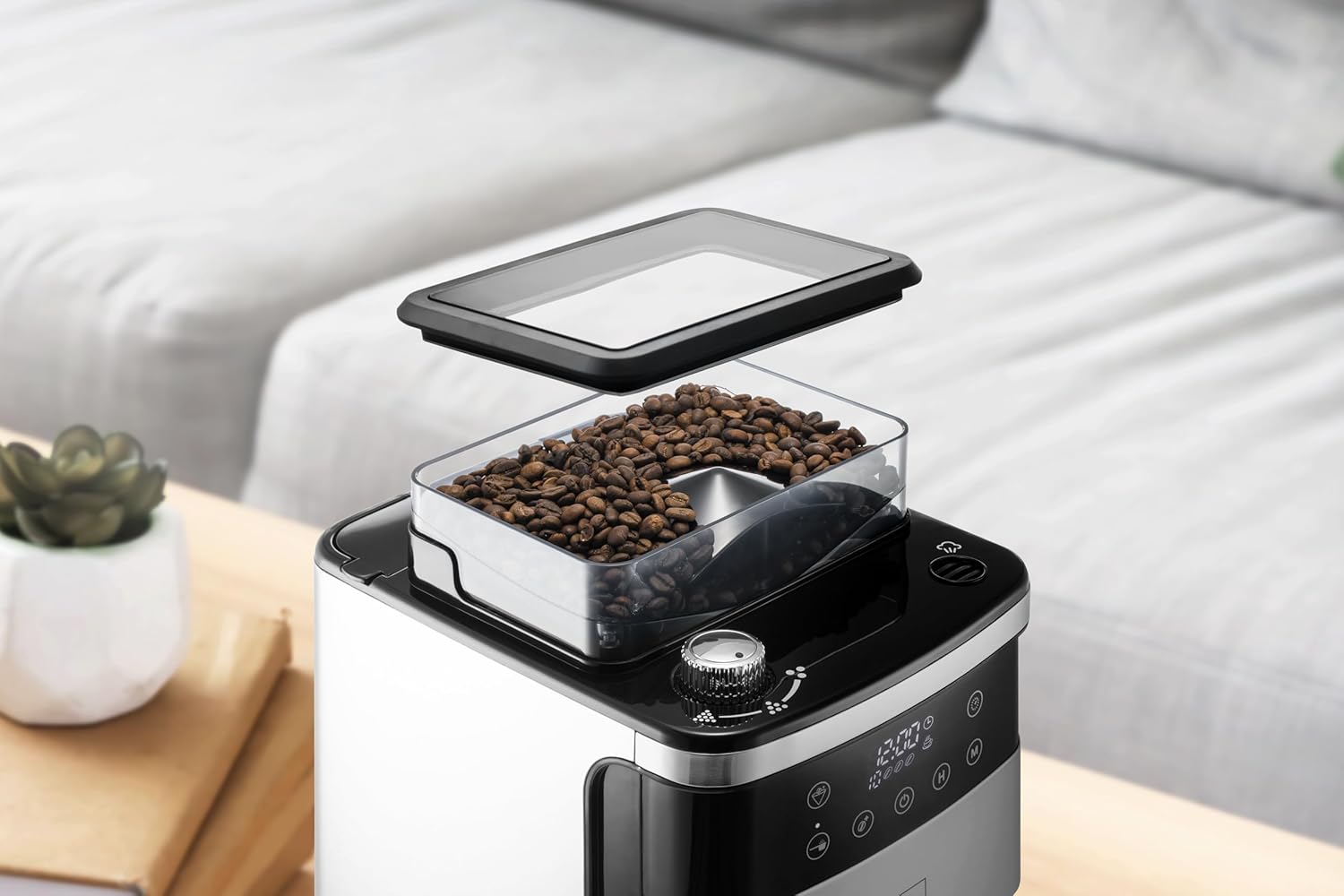 Melitta® Aroma Fresh™ Plus 10-Cup Automatic Drip, Programmable Coffee Maker with built in Coffee Grinder
