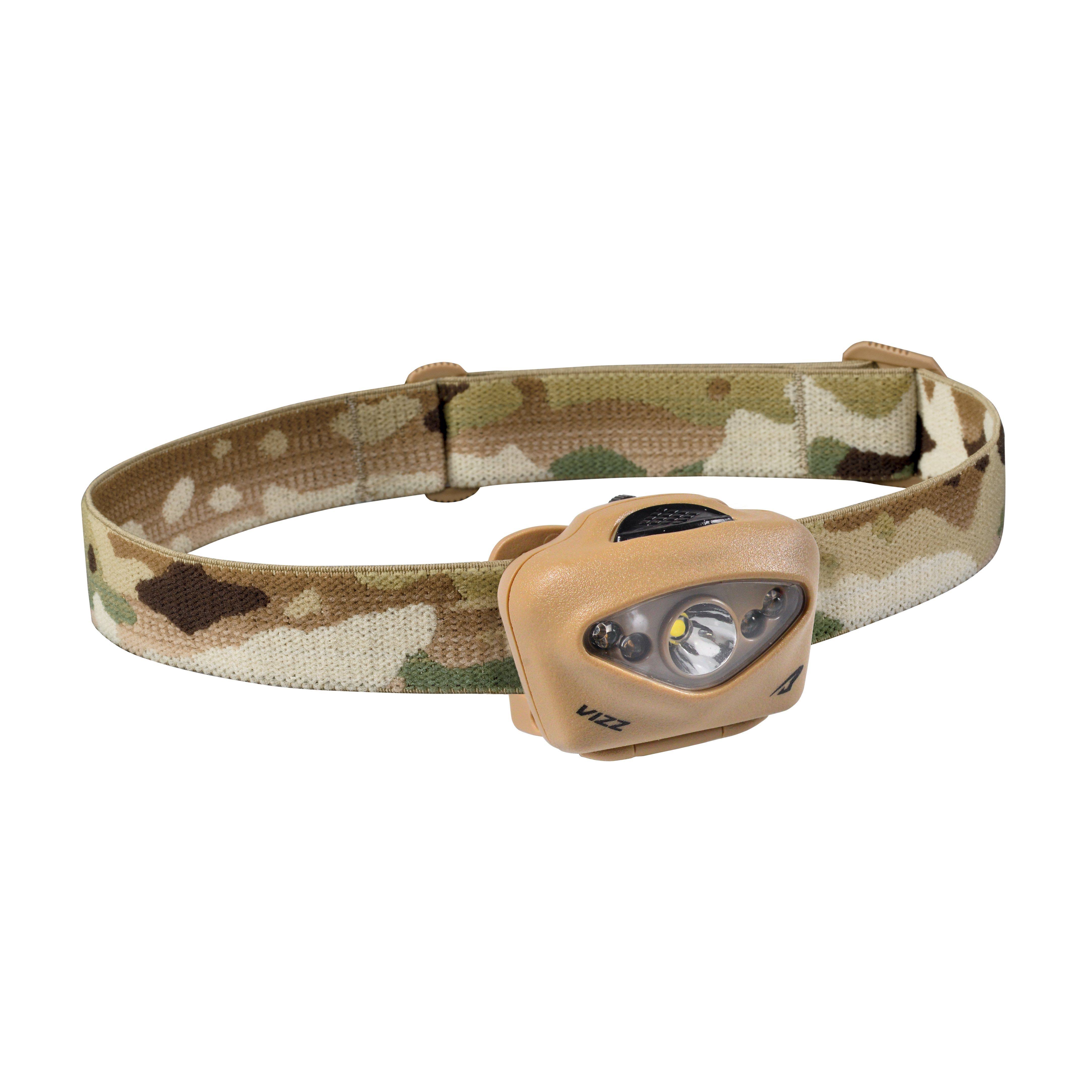 Princeton Tec Vizz Tactical 420 Lumen Headlamp Multicam