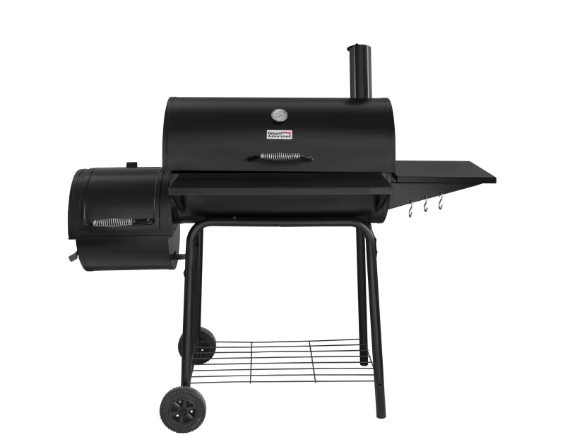 Royal Gourmet 30" CC1830SC Charcoal Grill with Offset Smoker and Cover