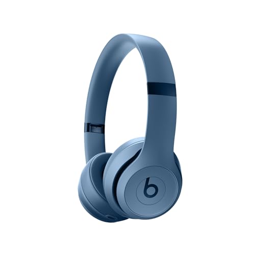 Beats Solo 4 - Wireless Bluetooth On-Ear Headphones, Apple & Android Compatible, Up to 50 Hours of Battery Life - Black & Gold