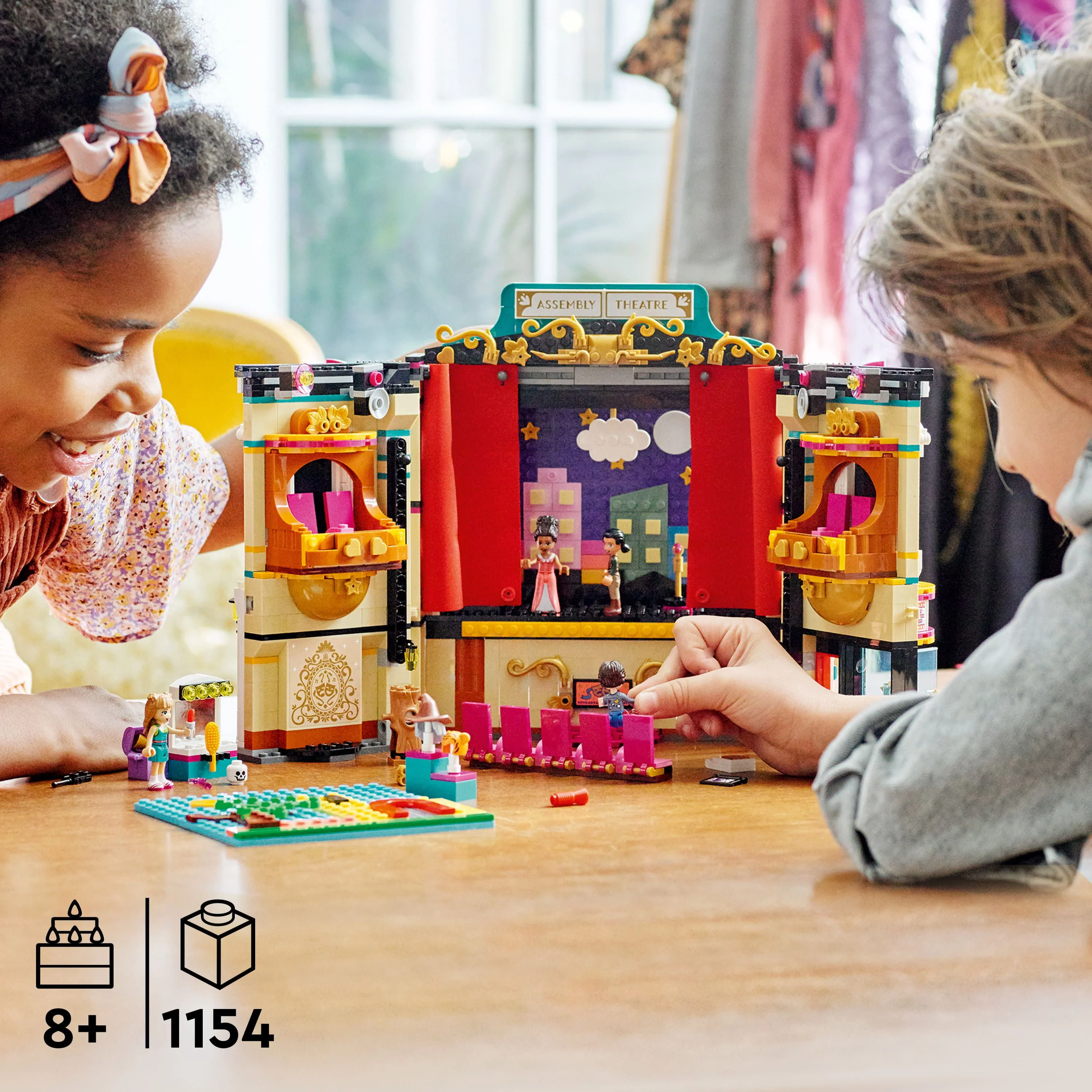 LEGO Friends Andrea's Theater School Playset, 41714 Creative Toy, Gift Idea for Kids