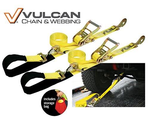 Vulcan Axle Tie Down Combo Strap Kit