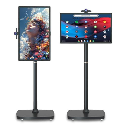 pikiu 32" Smart Screen 1080p Portable Monitor with oncell Touch Screen, Android OS(Support Google Store), Built-in Battery(4-6H)