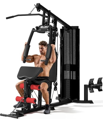 Home Gym, Multifunctional H11 Home Gym Equipment, Workout Station with 150LBS Weight Stack