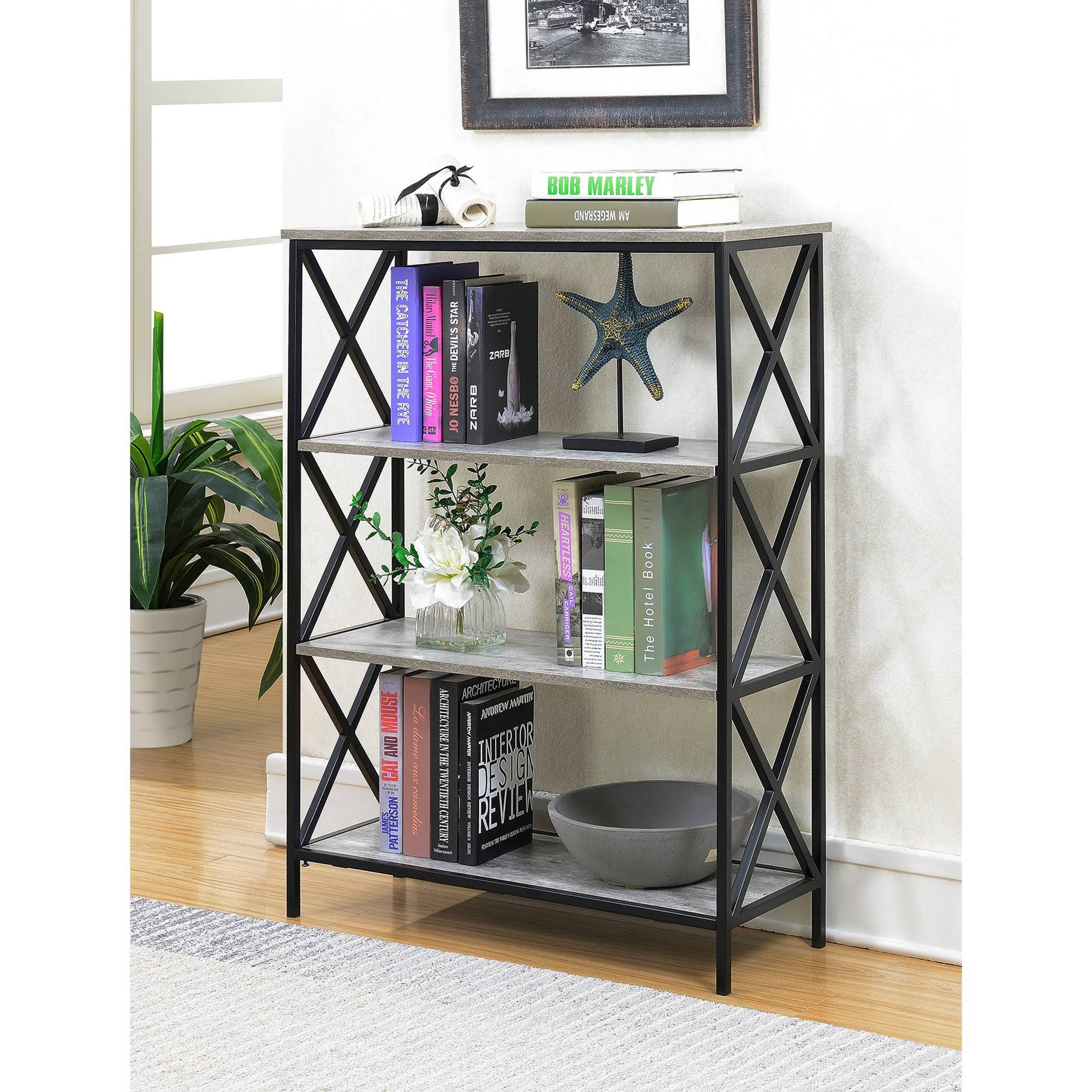 42x22 Tucson 4 Tier Bookcase Faux Birch - Breighton Home