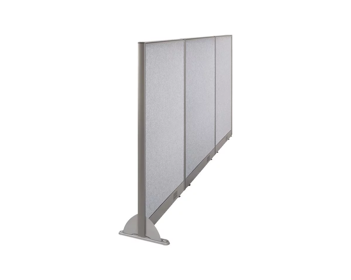 GOF 102"W x 60"H Wall Mounted Office Partition Cubicle Panel Room Divider