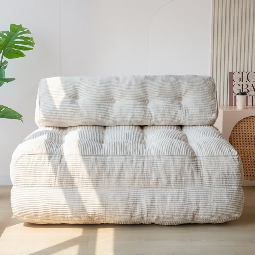 MAXYOYO Folding Sofa Bed, Convertible Sleeper Chair with Pillow Foldable Mattress with Back Support