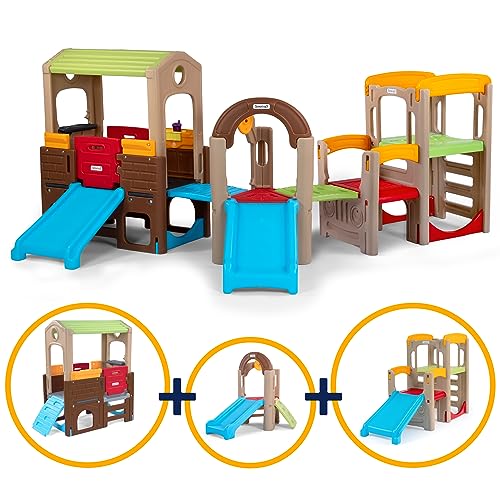 Simplay3 Young Explorers Modular Play System – Kids Activity Outdoor Playset for Children Age 18 mos - 6yrs – Toddler Playground Slide