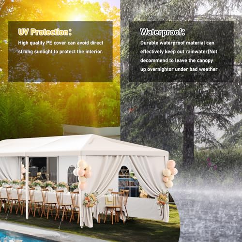 Outdoor Party Tent 10x30 Black Tents for Parties