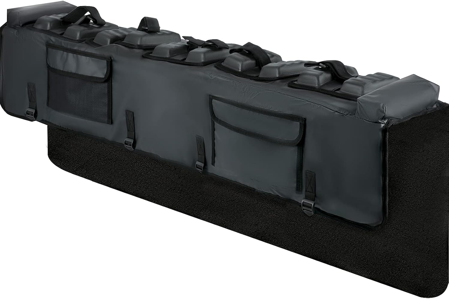 VEVOR Tailgate Pad for Bikes, Tailgate Protection Cover Carries UP to 6 Mountain Bikes, 63 Bike Pickup Pad for Pickup Truck, Upgraded