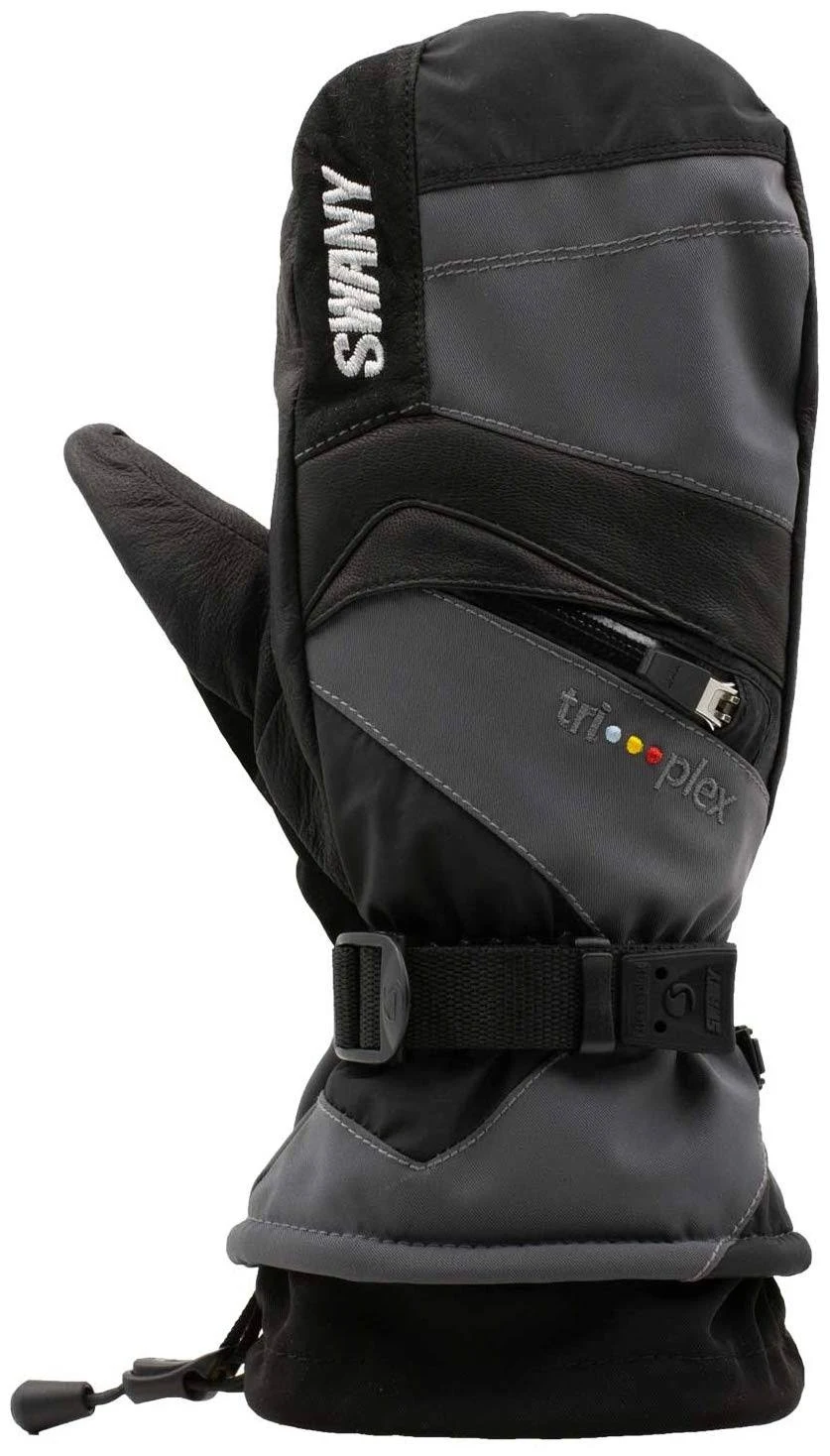 Swany X-Change Mitt - Men&s C Grey/Black Small - Megean