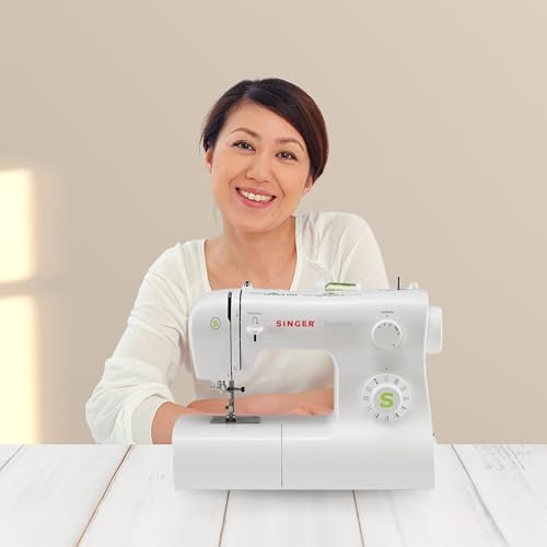 SINGER Tradition 2277 Sewing Machine with Automatic Needle Threader | 97 Stitch Applications, 1-Step Buttonhole