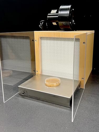 Bonsai 12"x12" 99.99% HEPA Horizontal Laminar Flow Hood for Mushrooms/Mycology 110V