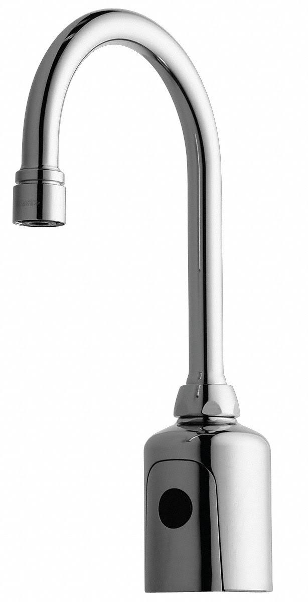 Chicago Faucets 116.203.AB.1 Gooseneck Faucet, Sensor, 0.5 GPM, Rigid