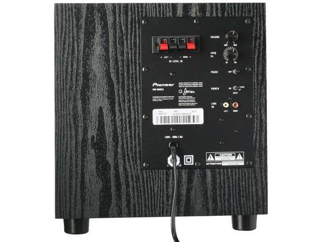 Pioneer Sw-8mk2 Andrew Jones Designed 100-Watt Powered Subwoofer