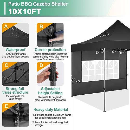 COBIZI 13x26 Pop Up Tent 13x26 Canopy with Sidewalls Heavy Duty Canopy Party Tent for Parties