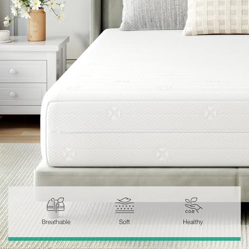 Novilla King Size Mattress 14 Inch, Hybrid Mattress King for Motion Isolation, Gel Memory Foam with Pressure Relief for Cool Night Sleep