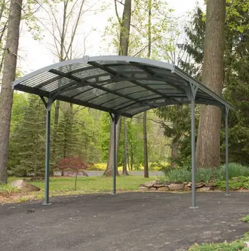 16x10 Palram Canopia Grey Carport Atlas 5000