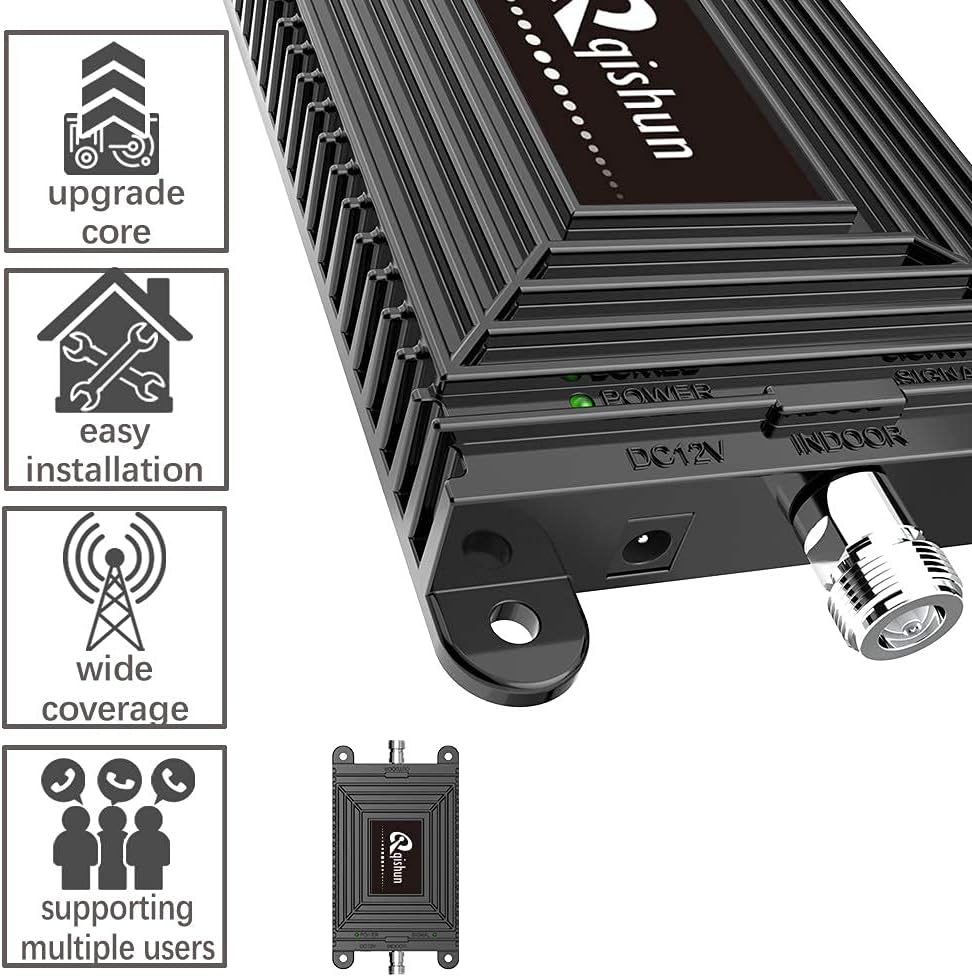Verizon Cell Phone Signal Booster Verizon Straight Talk Home 4G LTE Band 13 Signal Booster Repeater Amplifier Improves 4G LTE and Calls Covers up to