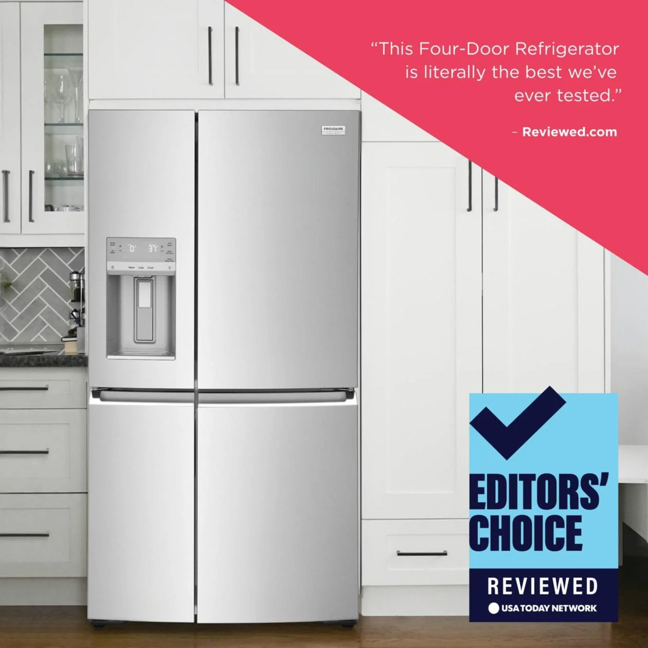 GRQC2255BF 21.5 Cu. Ft. Counter-Depth 4-Door Refrigerator