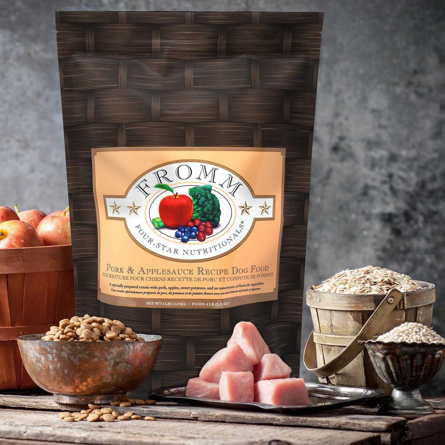 Fromm Four Star Pork &amp; Applesauce Dry Dog Food - Pet Supplies online store